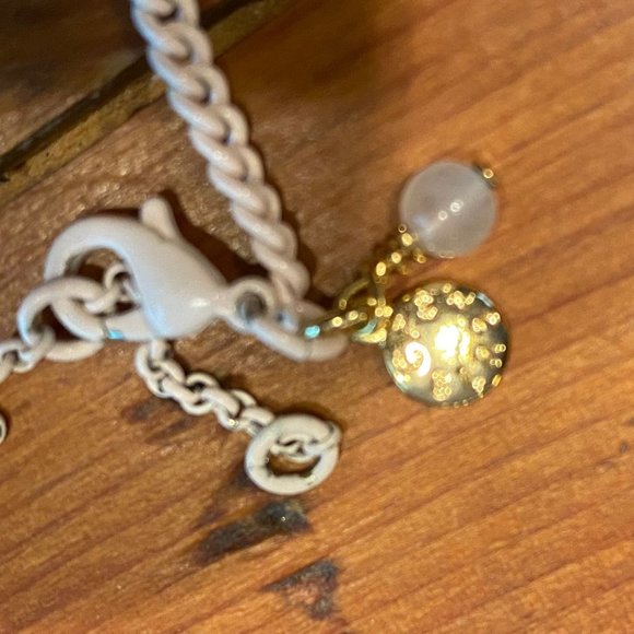 CREWCUTS BY J. CREW PINK & IRIDESCENT CRYSTAL STATEMENT NECKLACE NWOT - Picture 6 of 11